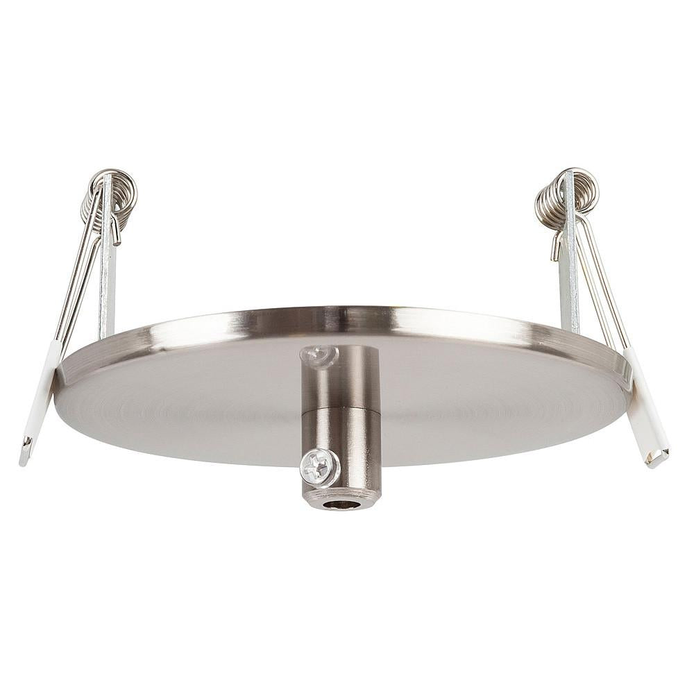 Buy Ceiling Canopies Australia Round Recessed Surface Mounted Satin Chrome - HV9705-9005-SCH-RND