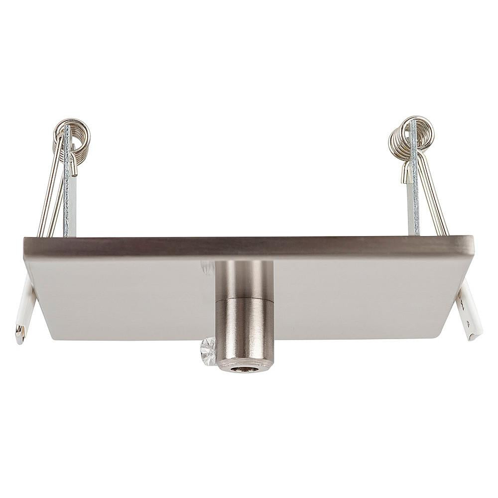 Buy Ceiling Canopies Australia Square Canopy Surface Mounted Satin Chrome - HV9705-9005-BLK-SQ