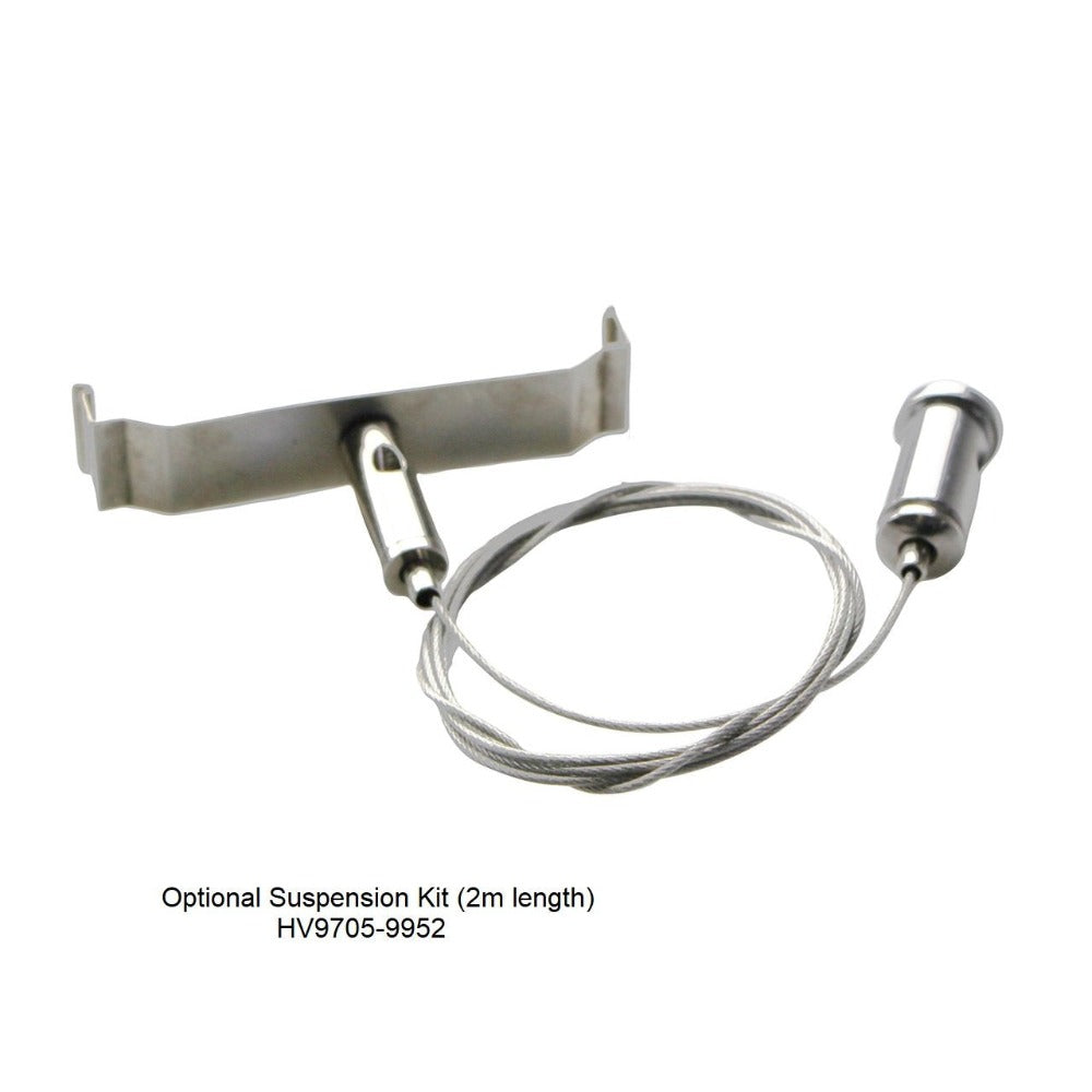 Buy Strip Light Profiles Australia Deep Square Up & Down Profile 3M White - HV9693-6080-WHT-3M