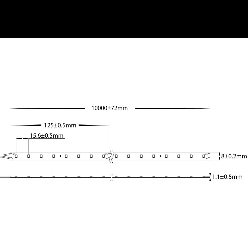 Buy LED Strip Lights Australia LED Strip Light 24V 4.8W IP20 4000K - HV9722-IP20-64-4K