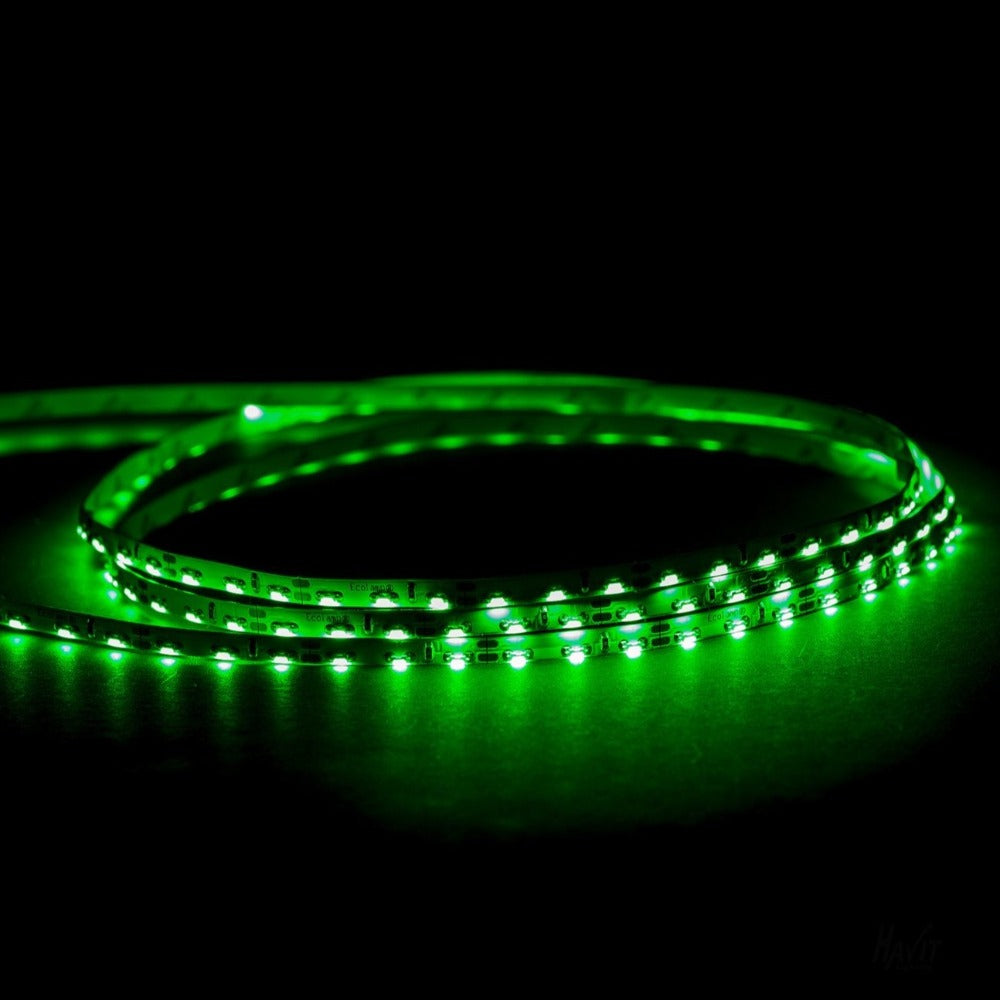 Buy LED Strip Lights Australia Side Mounted LED Strip 12V 7.7W IP20 Green - HV9723-IP20-96SM-G