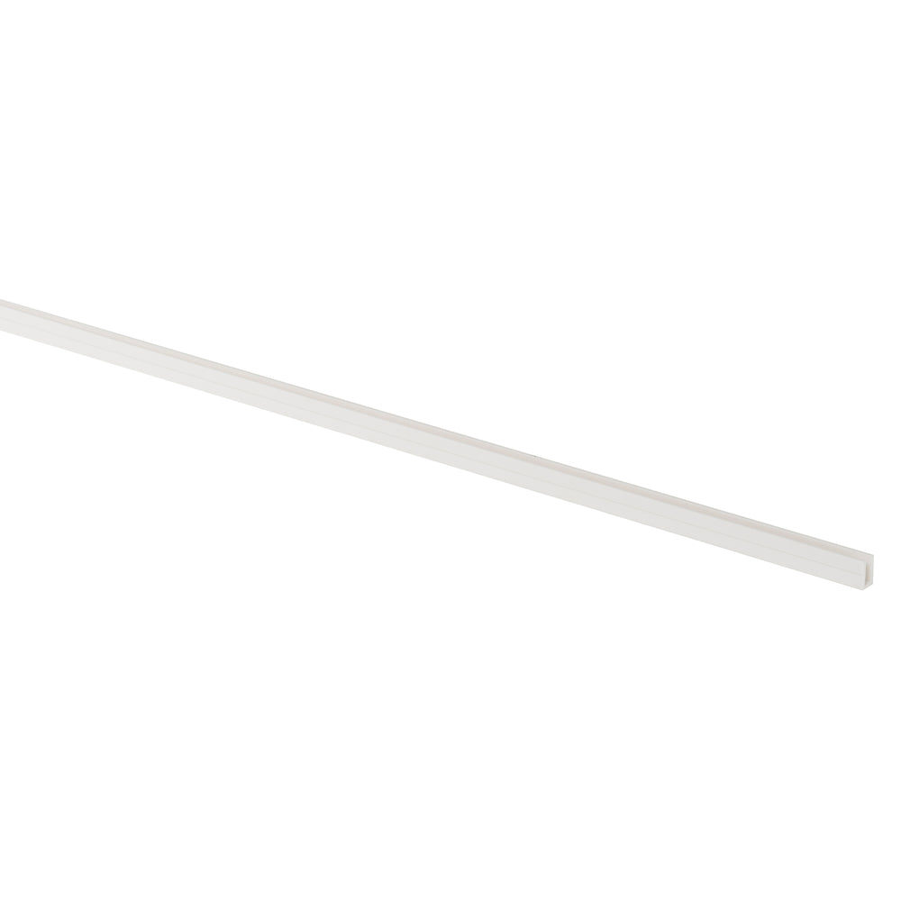 Buy Strip Light Profiles Australia LED Strip Profile W6.6mm L1m White PVC - HV9791-PVC-CHANNEL