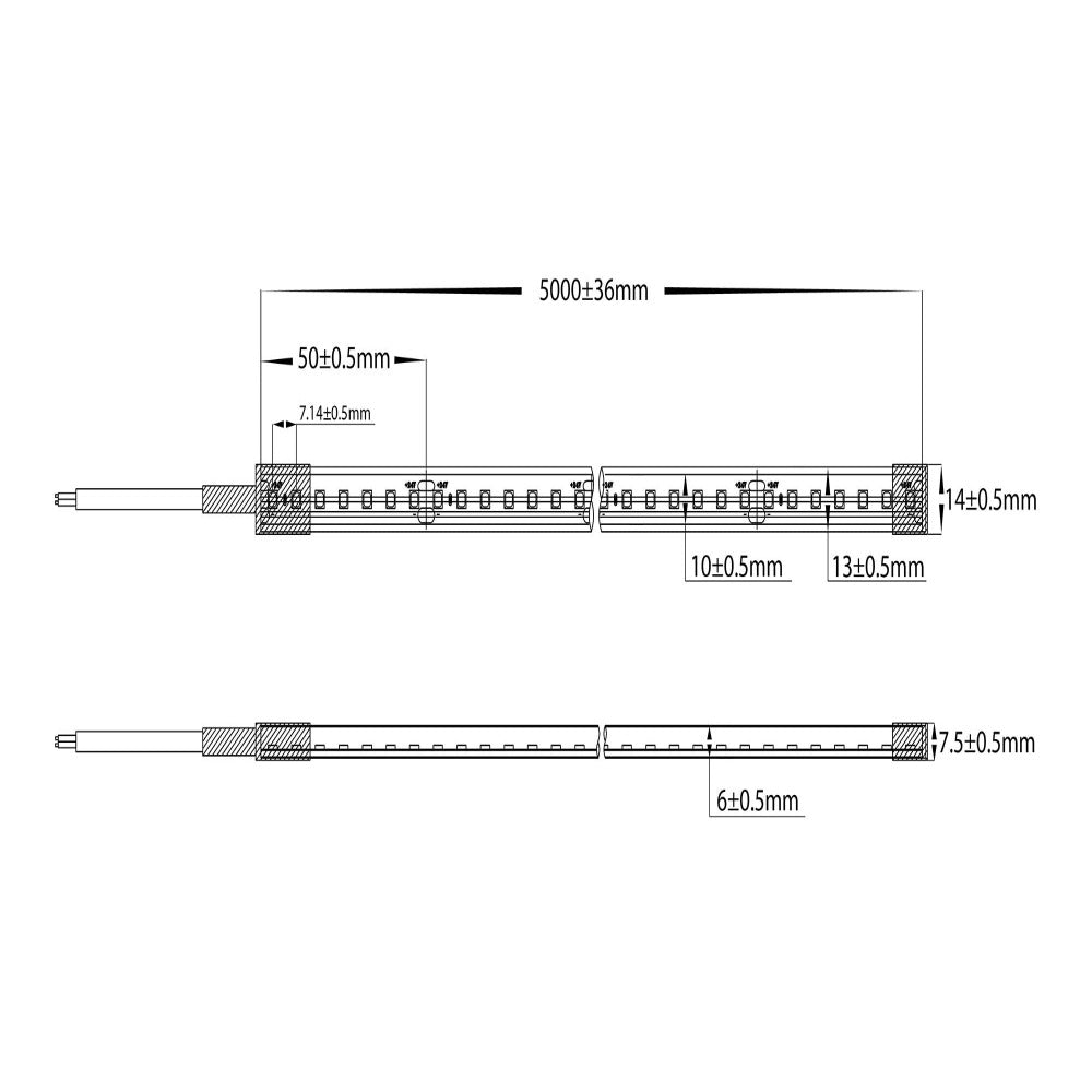 Buy LED Strip Lights Australia LED Strip Light 24V 14.4W IP67 3000K - HV9792-IP67-140-3K