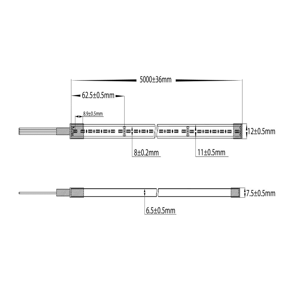 Buy LED Strip Lights Australia LED Strip Light 24V 14.4W IP67 RGB - HV9792-IP67-336-RGB