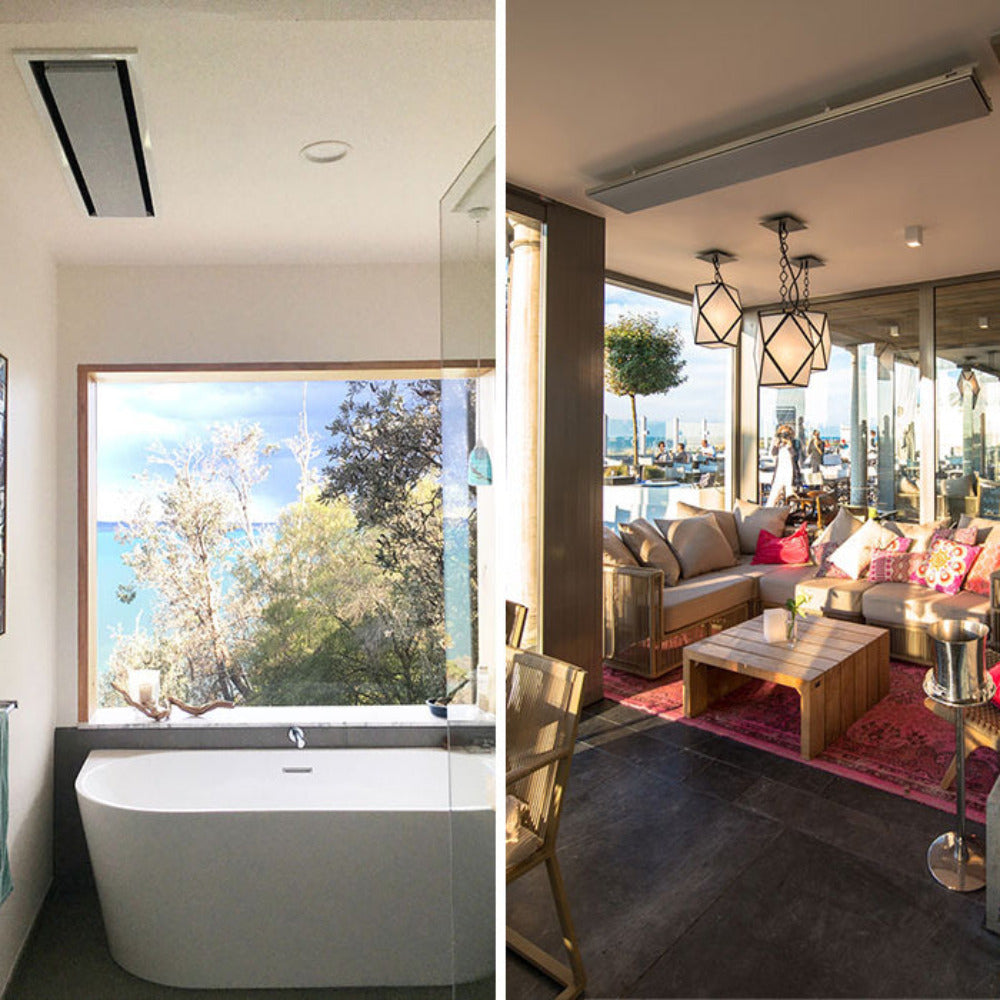 Buy Indoor Heaters Australia Slimline Efficient Electric Indoor Heater 800W White - THS 800A