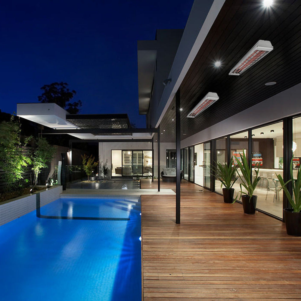 Buy Outdoor Heaters Australia Max Electric Outdoor Heater 3600W Chrome - THX3600