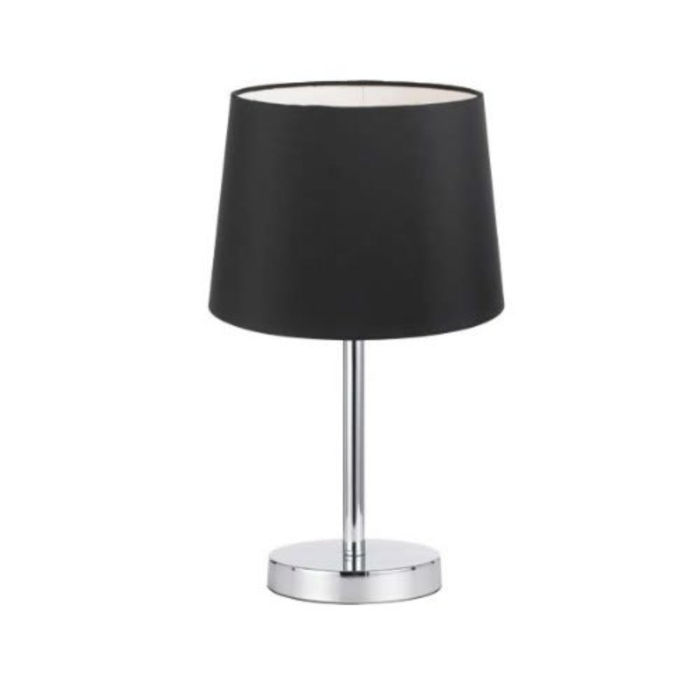 Buy Table Lamps Australia Adam 1 Light Table Lamp Black, Chrome - ADAM TL-BK