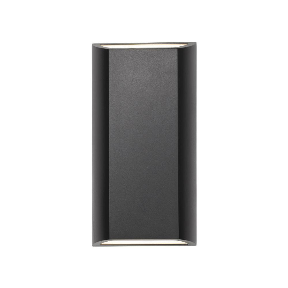 Bloc LED Up-Down Wall Light Tri-Colour IP65 Black - BLOC EX8-BK3C