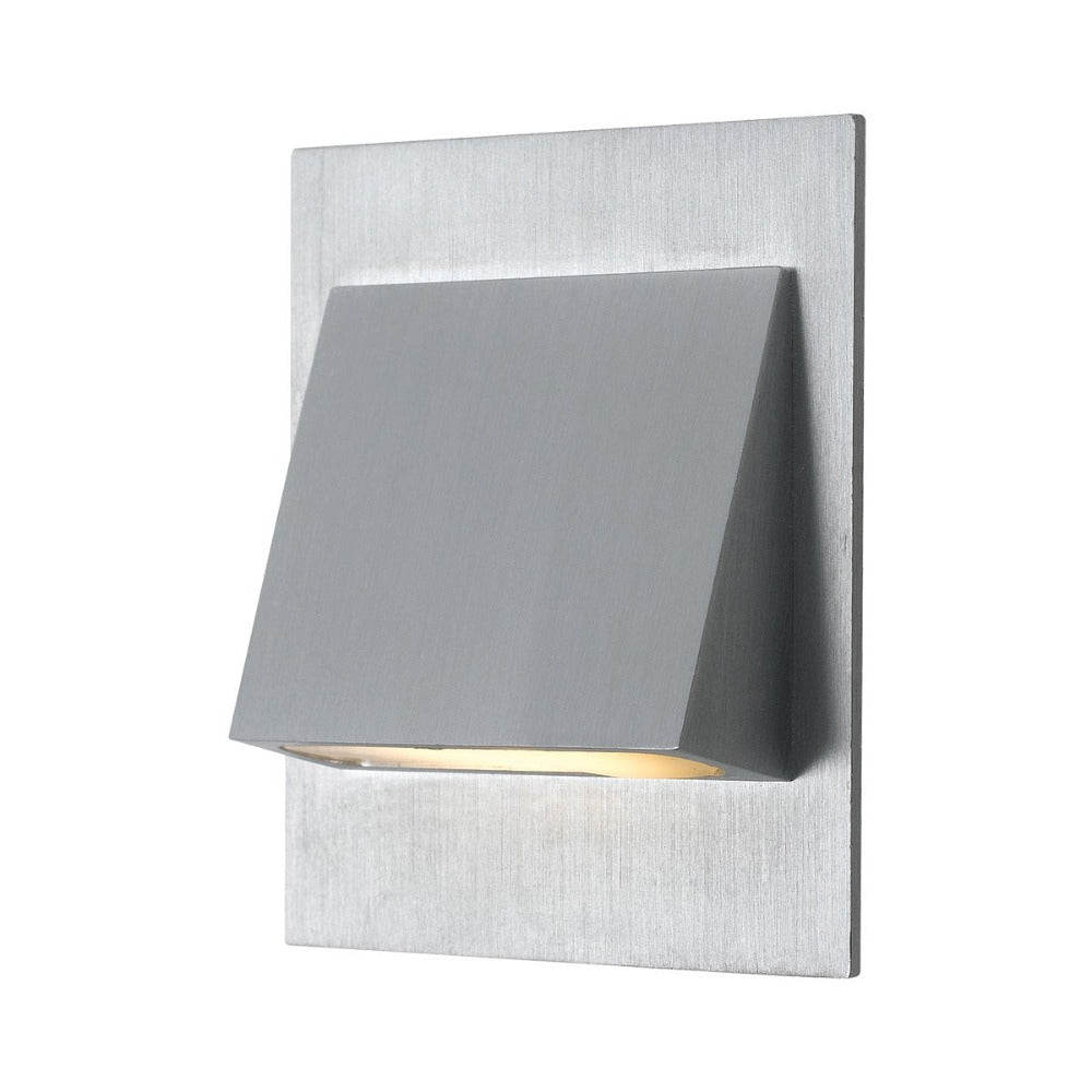 Brea Recessed Square Stair Light 3W LED 3000K Aluminium - BREA 3-AL83