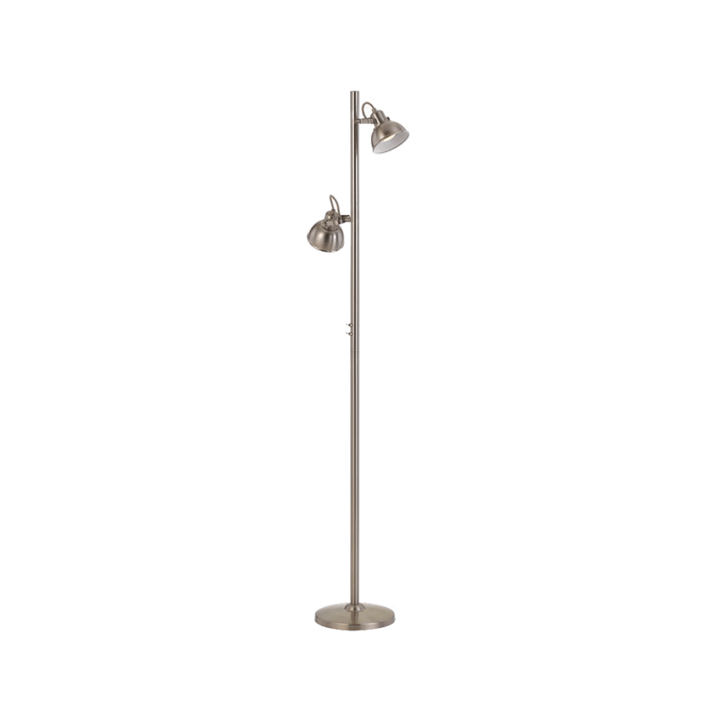 Buy Floor Lamps Australia Carson 1 Light Floor Lamp Nickel - CARSON FL-NK