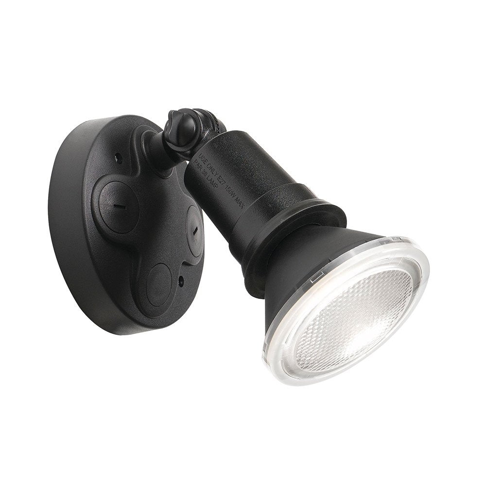 Comet 1 Light Floodlight LED 5000K IP44 Black - COMET EX1-BK