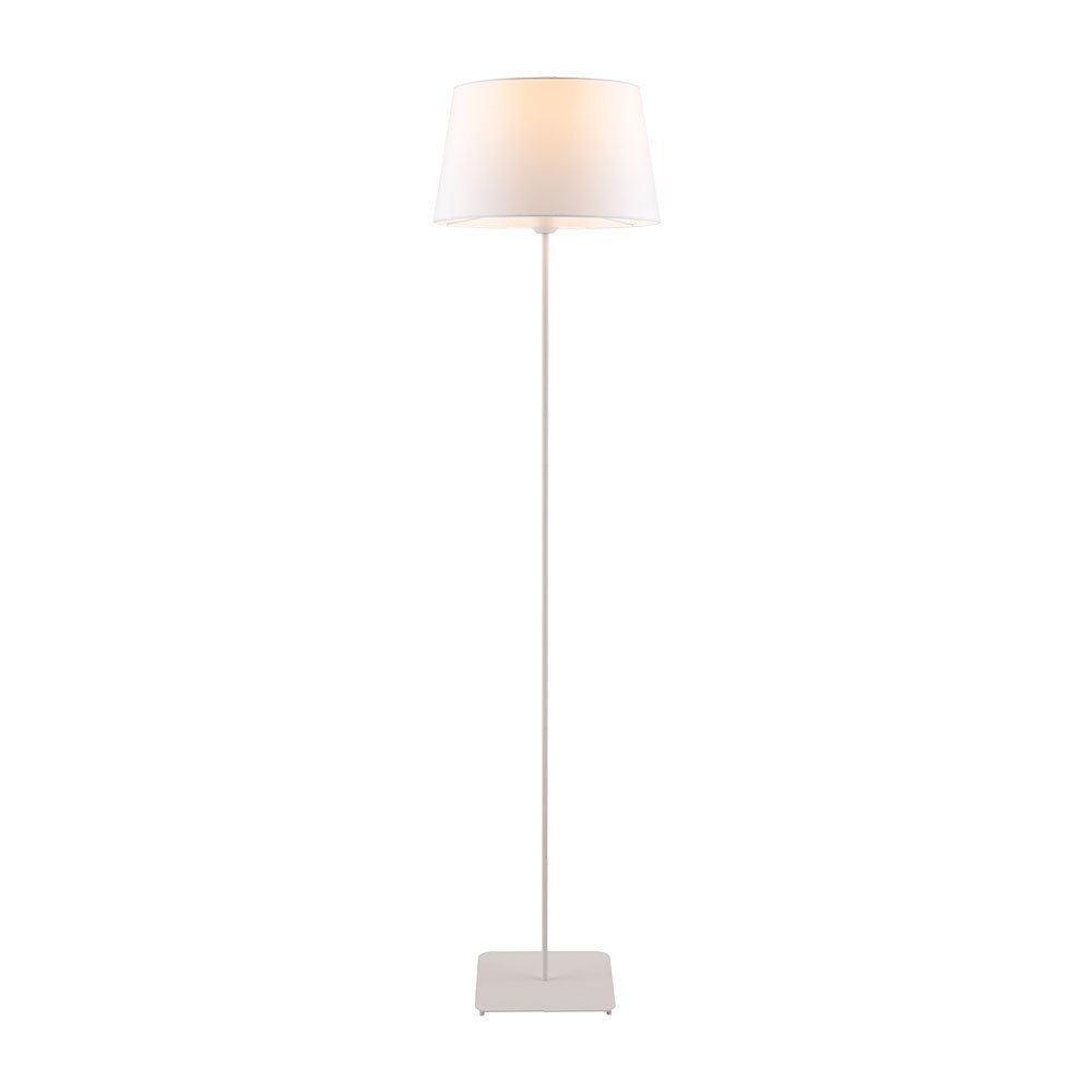 Devon 1 Light Floor Lamp White - DEVON FL-WHWH