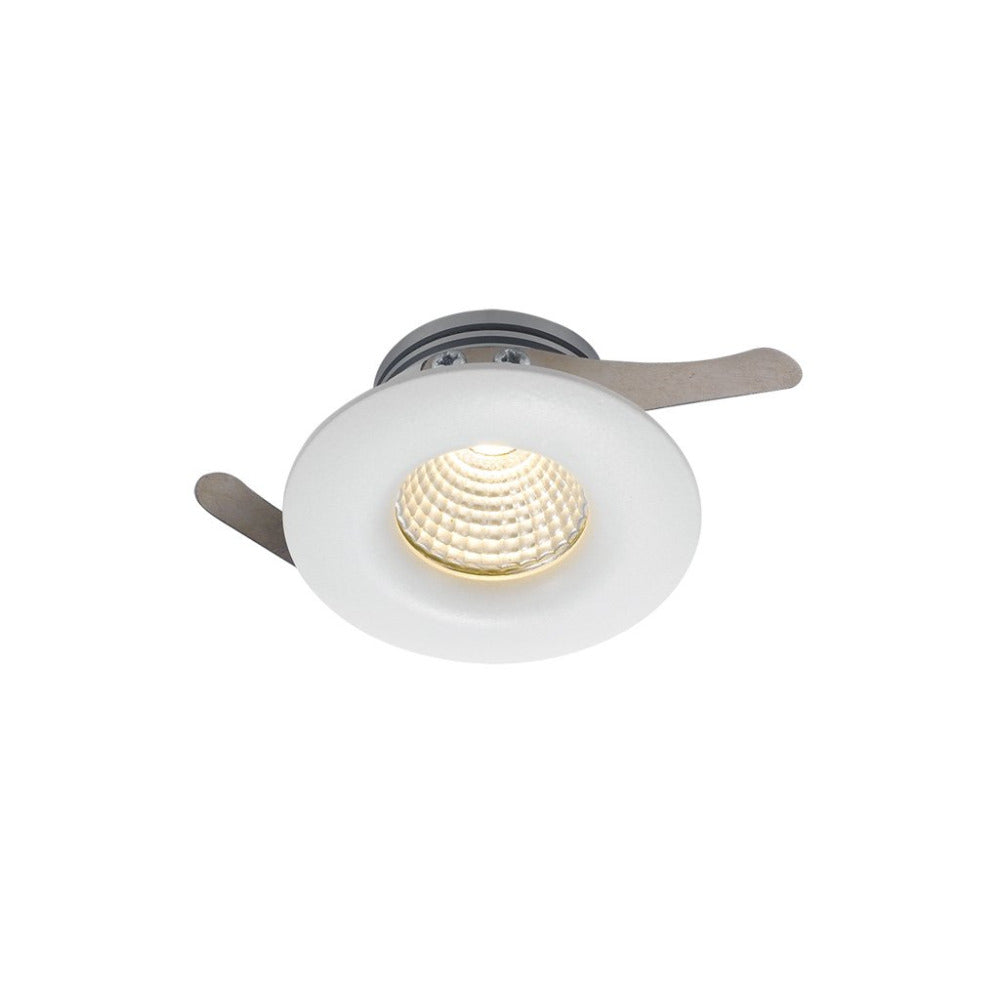 Buy Recessed Downlights Australia Duro Round Stair/Down Light 3W LED 5000K Aluminium, White - DURO 3R-WH85