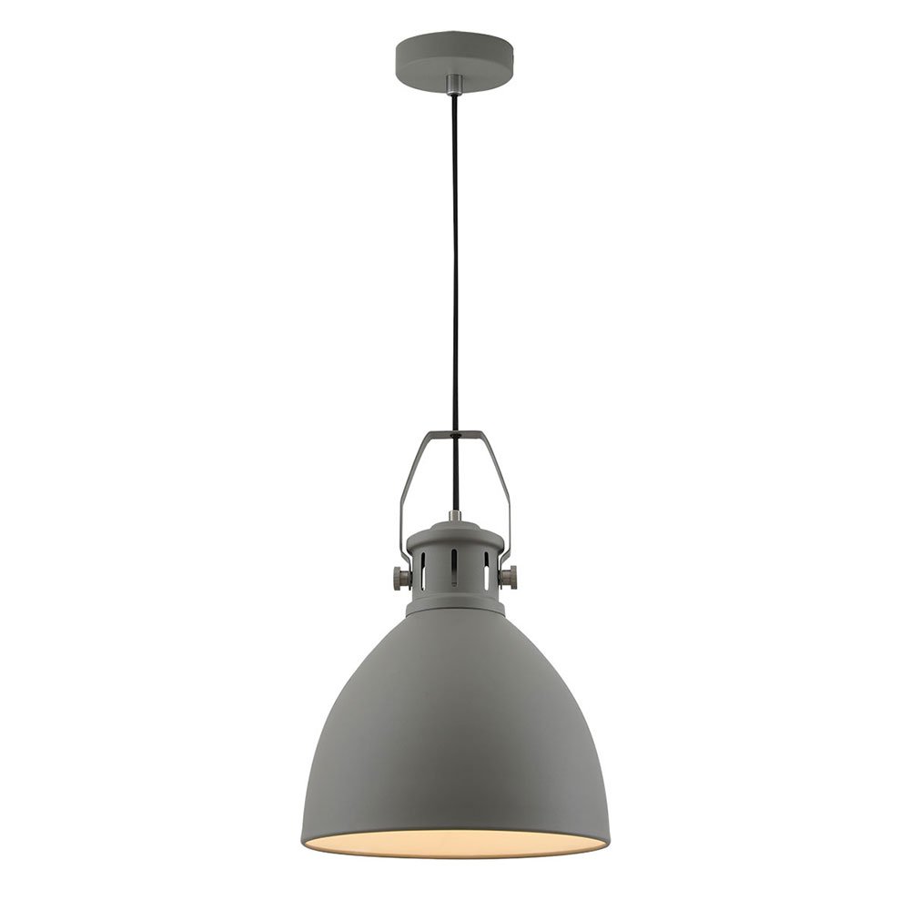 Buy Pendant Lights Australia Fabrica 1 Light Pendant 305mm Grey - FABRICA PE30-GY