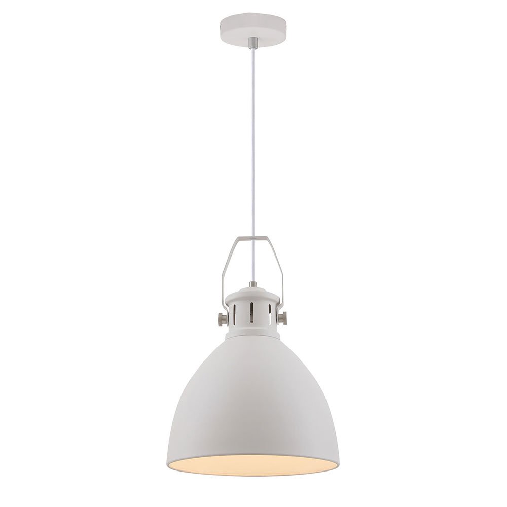 Buy Pendant lights australia - Fabrica 1 Light Pendant 305mm White - FABRICA PE30-WH