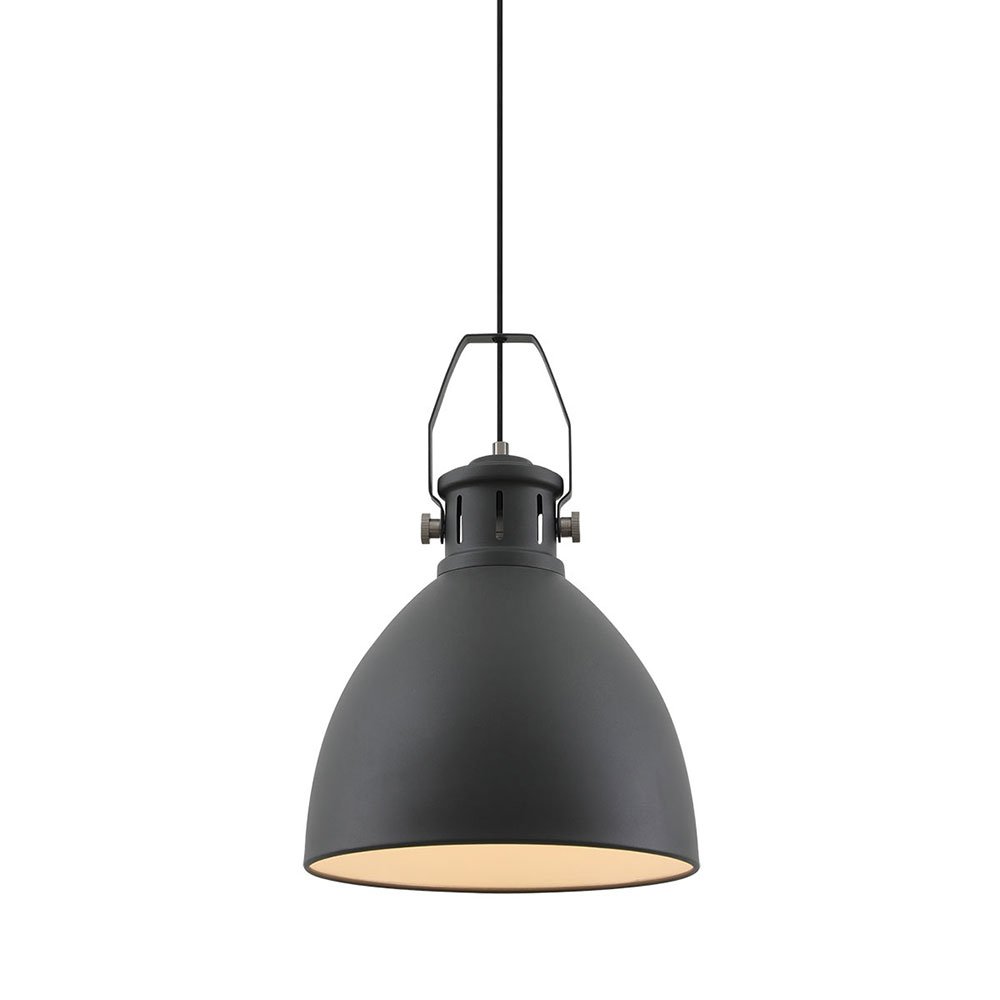 Buy Pendant lights australia - Fabrica 1 Light Pendant 400mm Black - FABRICA PE40-BK