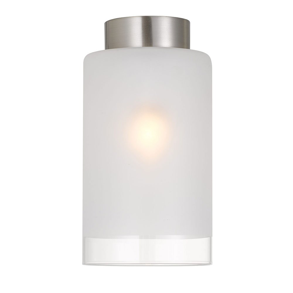 Buy DIY Batten Fix Lights Australia Fila 1 Light Batten Fix Nickel & Frost, Clear - FILA BF-FRNK
