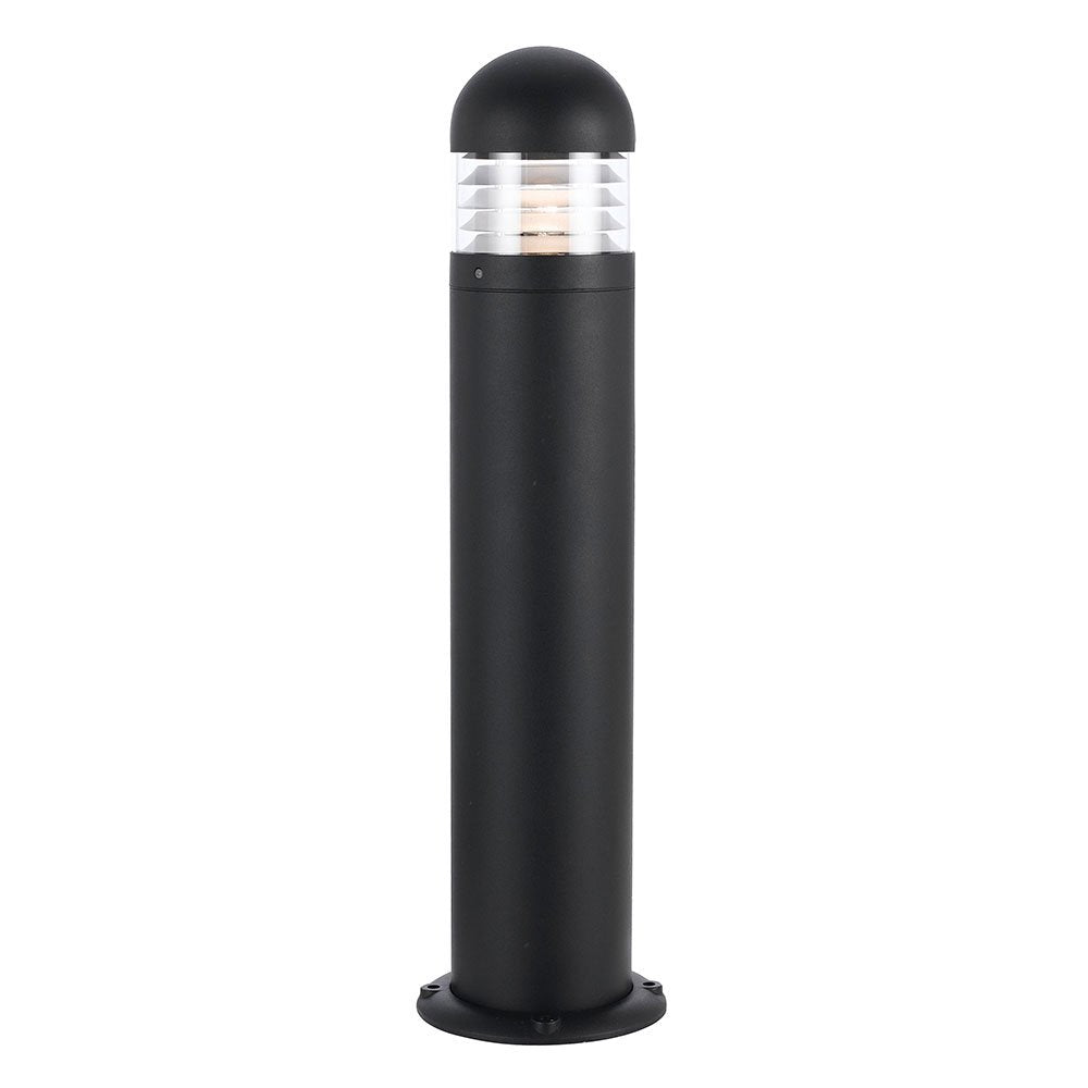 Harbor Bollard Light E27 With Louvre IP65 Black - HARBOR EX.PTL-BK