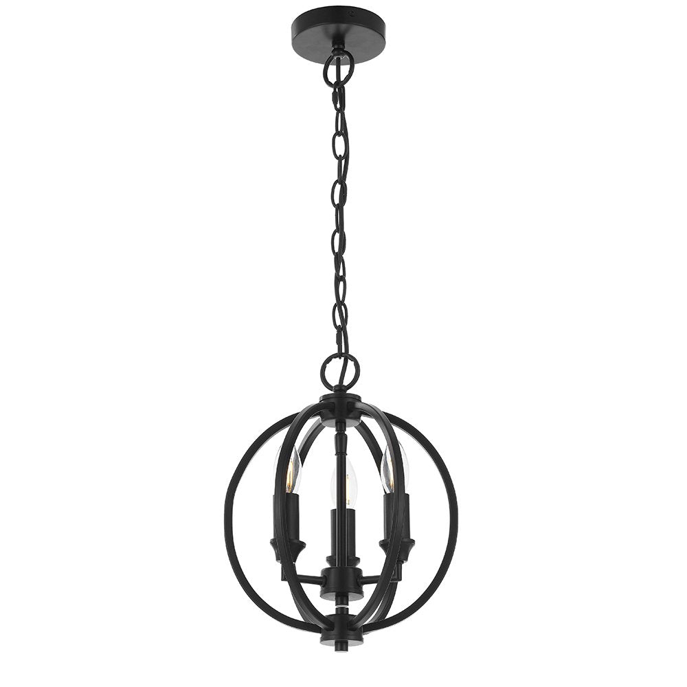 Buy Pendant lights australia - Kendall 3 Light Pendant Black Matt - KENDALL PE3-BK