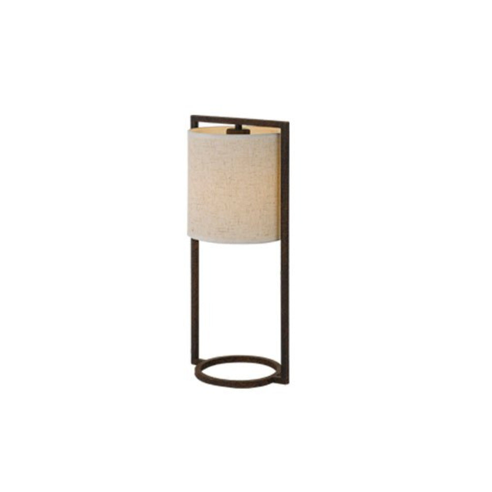 Loftus 1 Light Table Lamp Rusty & Sand - LOFTUS TL-RST