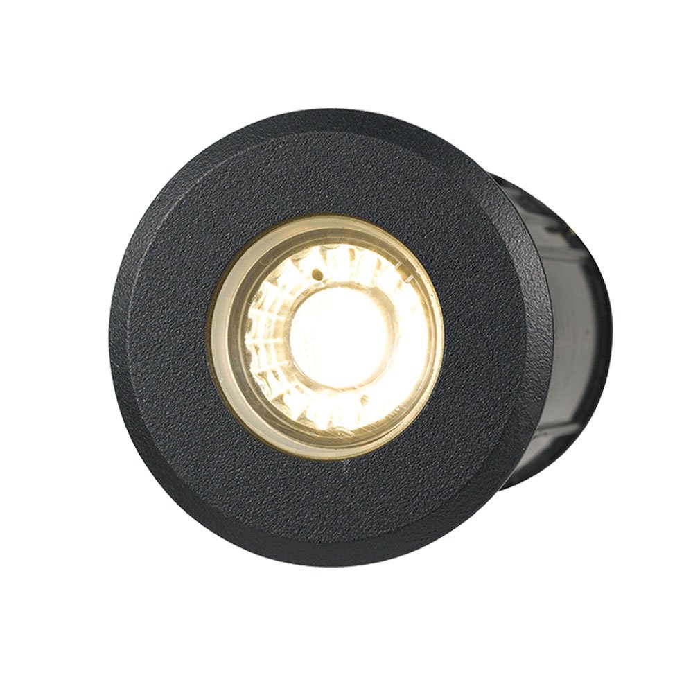 Luc LED Inground Light 5W Black Metal 3000K - LUC.G5-BK83-826