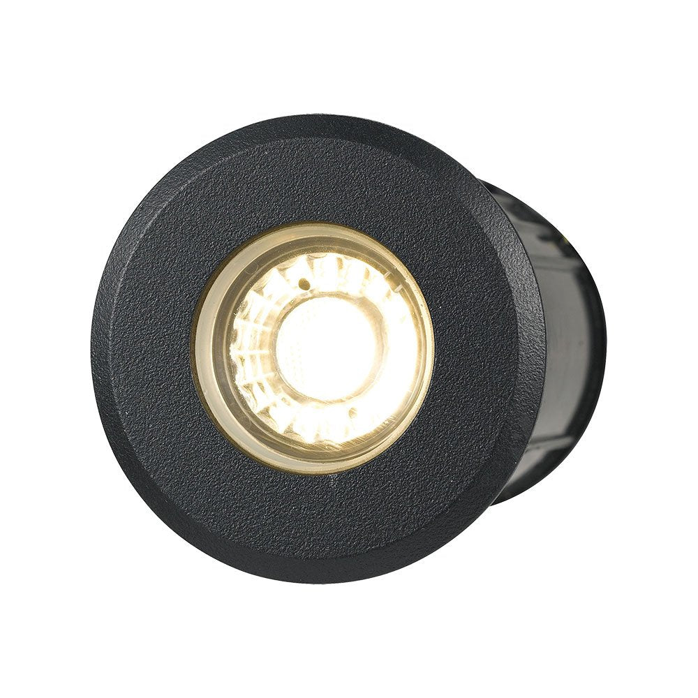 Buy Inground Lights Australia Luc LED Inground Light 8W Black Metal 3000K - LUC.G8-BK83-826