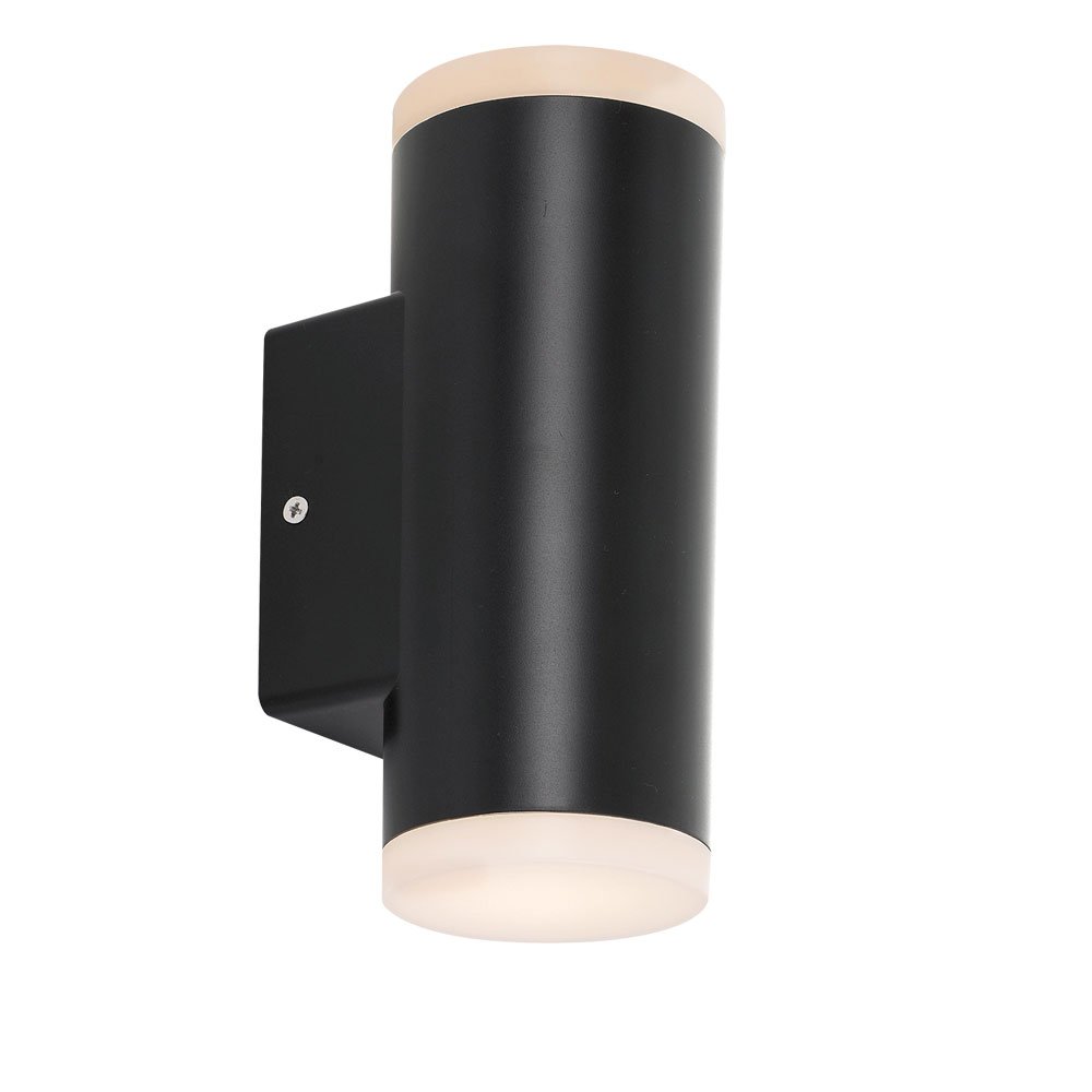 Buy Up / Down Wall Lights Australia Ludek LED Up-Down Wall Light IP54 4000K Black - LUDEK EX2-BK