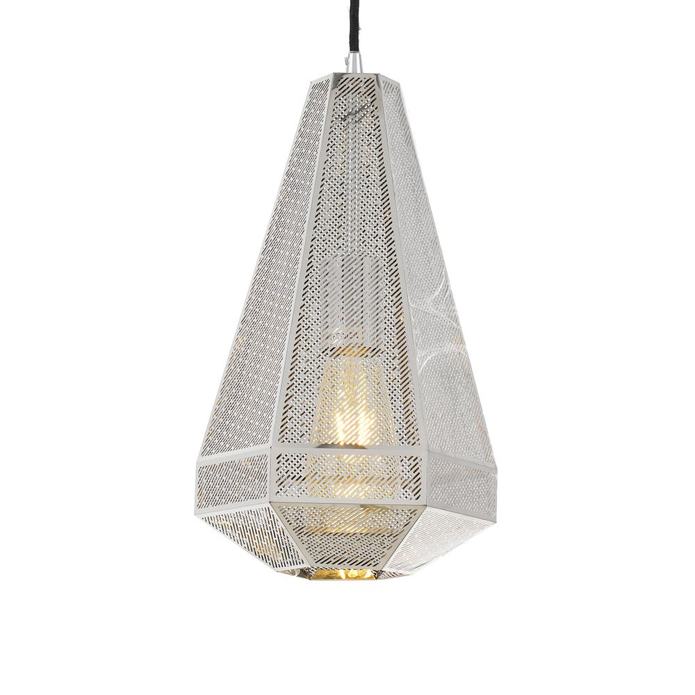 Buy Pendant Lights Australia Magnus 1 Light Pendant 335mm Chrome - MAGNUS PE35-CH