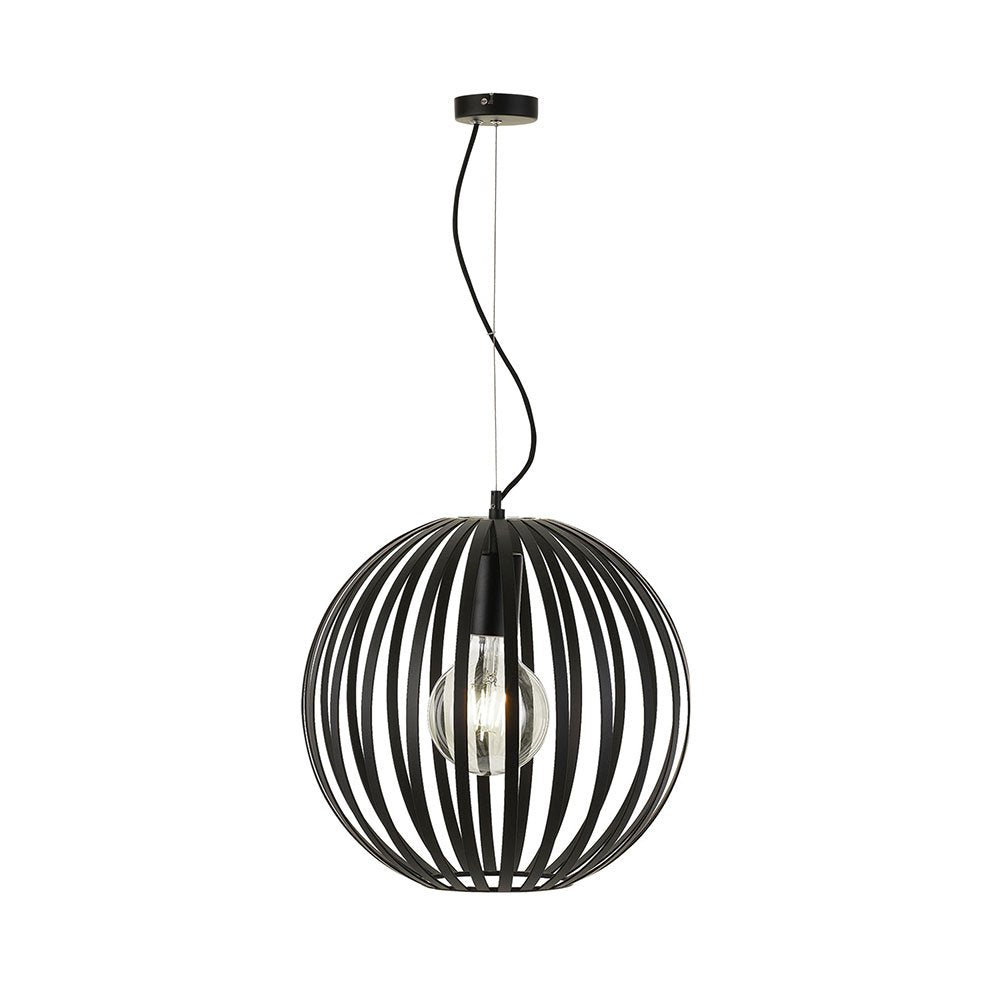 Buy Pendant Lights Australia Midori 1 Light Pendant 500mm Black - MIDORI PE50-BK
