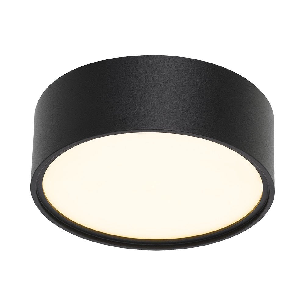 Buy Surface Mounted Downlights Australia Nara LED Downlight 18W Dimmable Tri-Colour Black - NARA CTC-BK.3CCT