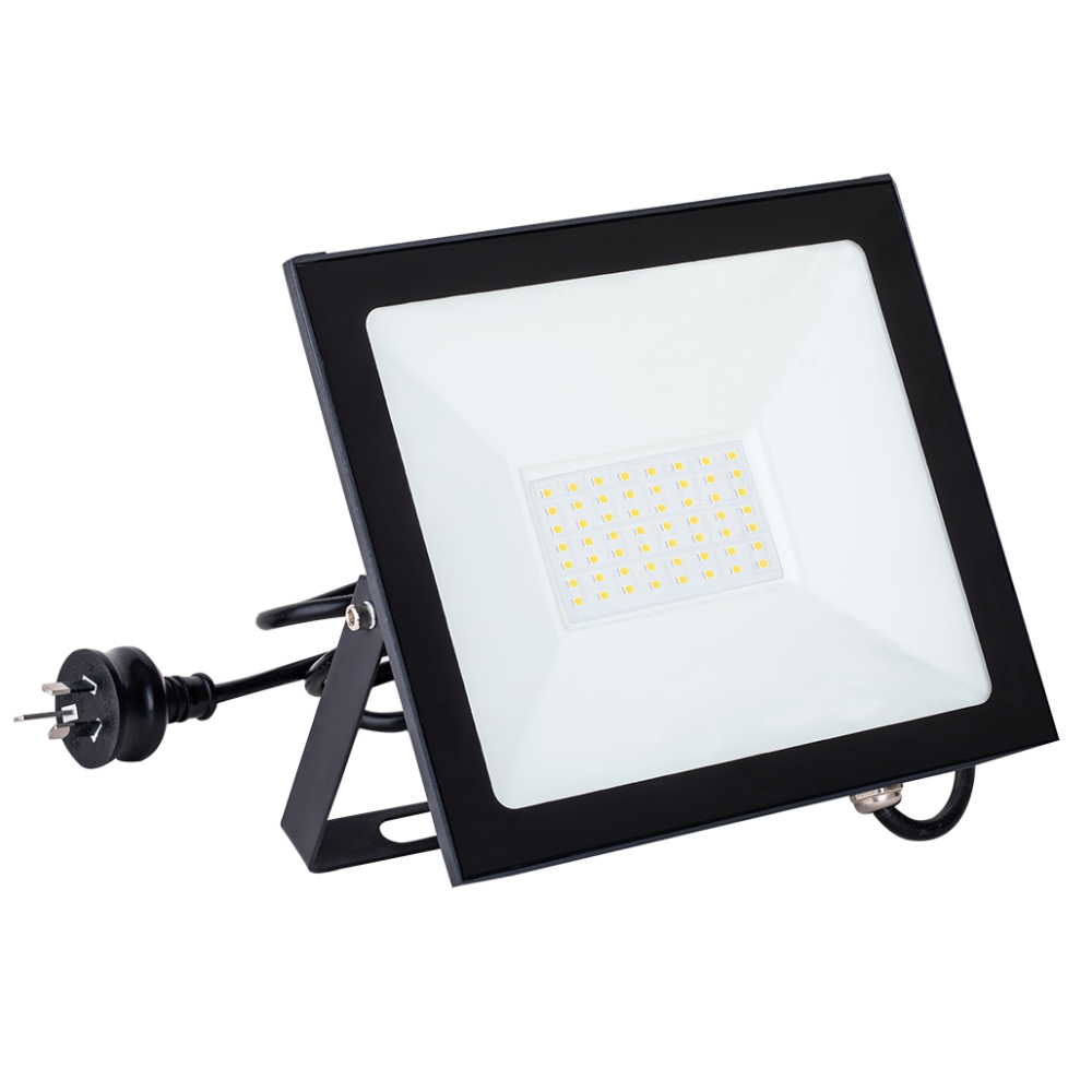 Buy Floodlights Australia Neo LED Floodlight 50W 4000K Black - NEO 050.LP-840