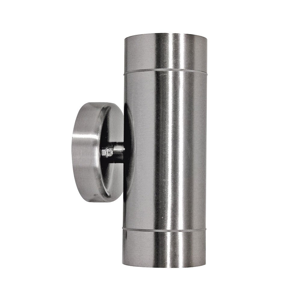 Buy Up / Down Wall Lights Australia Riva LED Up-Down Wall Light 4000K IP44 Stainless Steel - RIVA EX2LED-SS