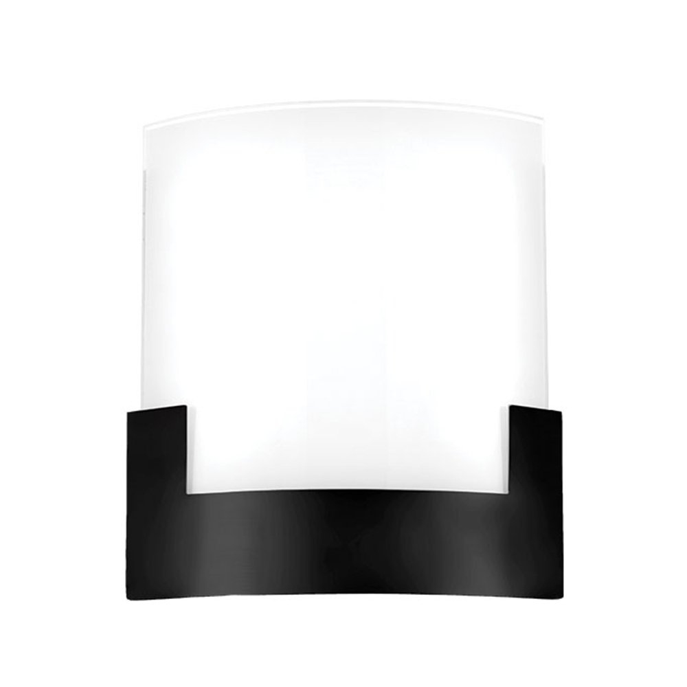 Buy Wall Sconce Australia Solita LED Wall Lamp 12W Dimmable 200mm Tri-Colour Black, Frost - SOLITA WB20-BK
