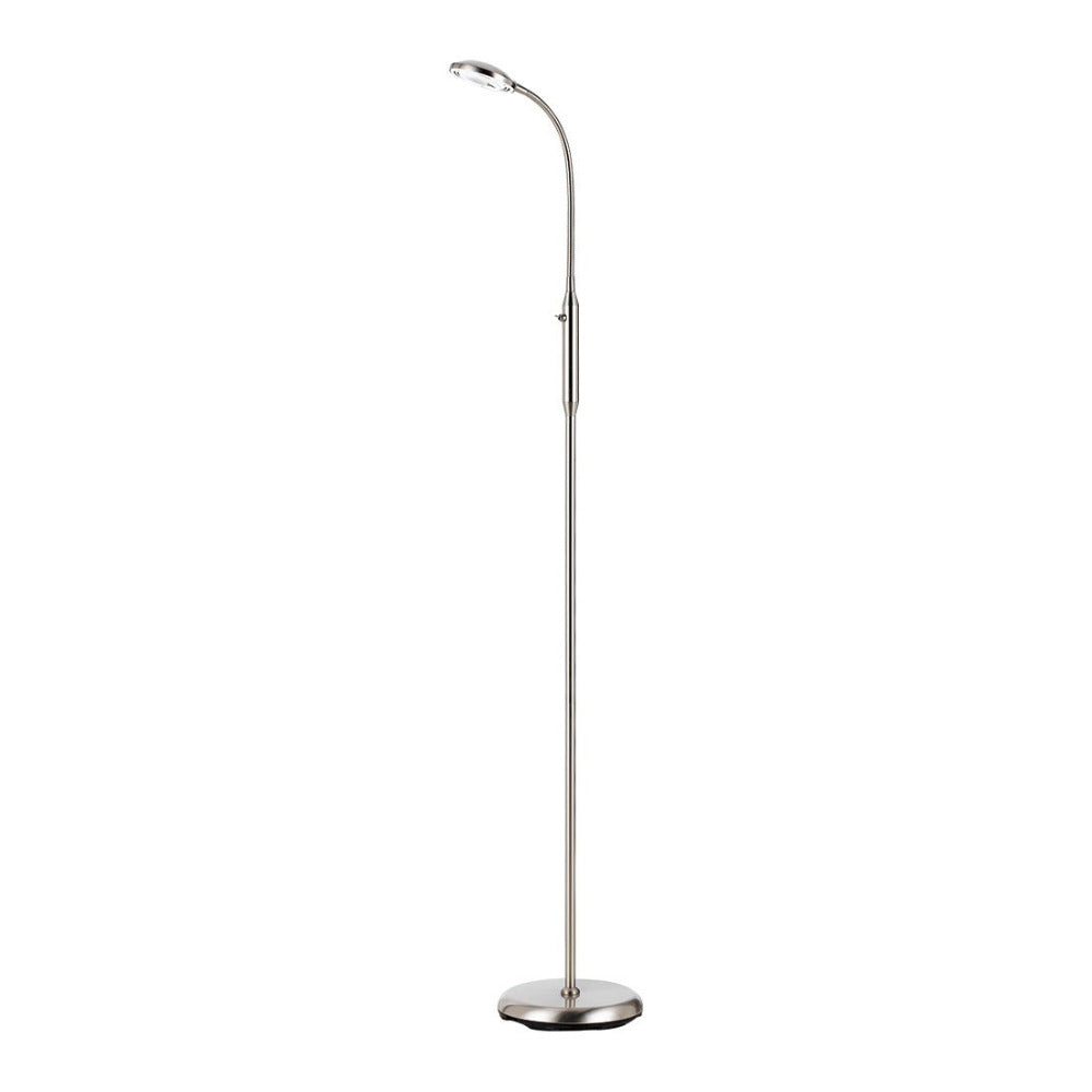 Buy Floor Lamps Australia Tyler LED Floor Lamp 6W 3000K Nickel - TYLER FL-NK