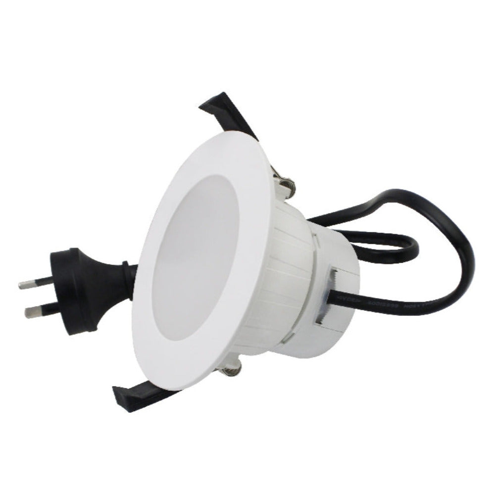 Buy Recessed Downlights Australia Roystar Round Dimmable LED Downlight White 9W TRI Colour Flat Face - 202619N