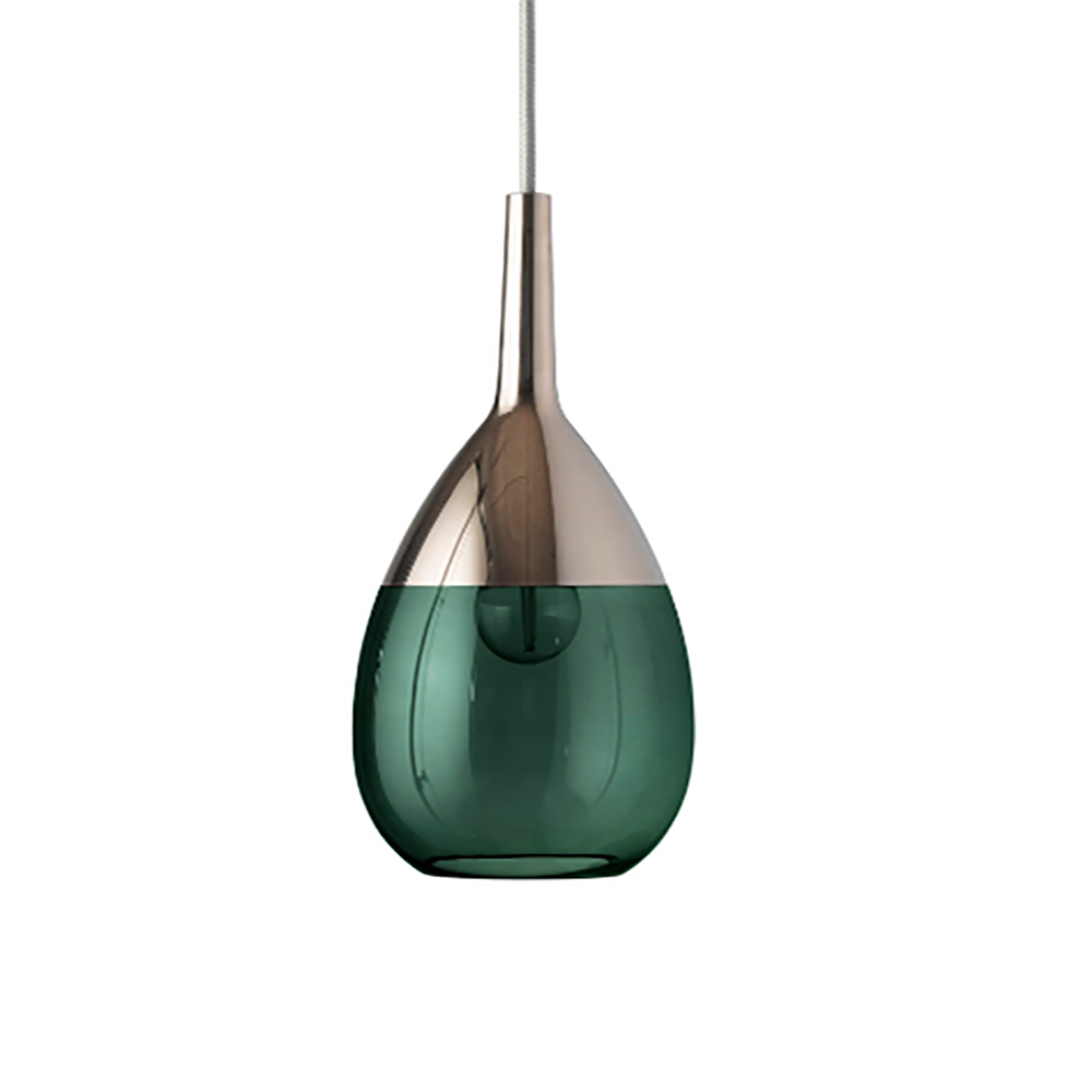 Buy Pendant Lights Australia Lute Pendant Light W140mm Glass - LA1014