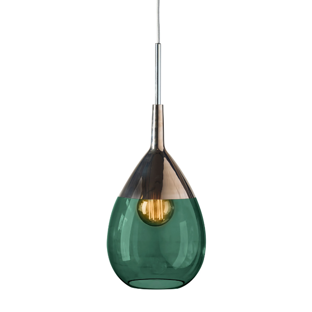 Buy Pendant Lights Australia Lute Pendant Light W220mm Glass - LA101