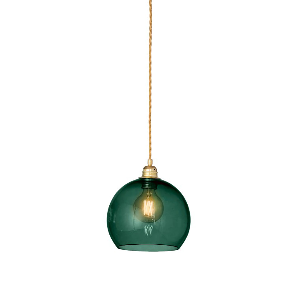 Buy Pendant Lights Australia Rowan Pendant Light W220mm Glass Matt Gold - LA101