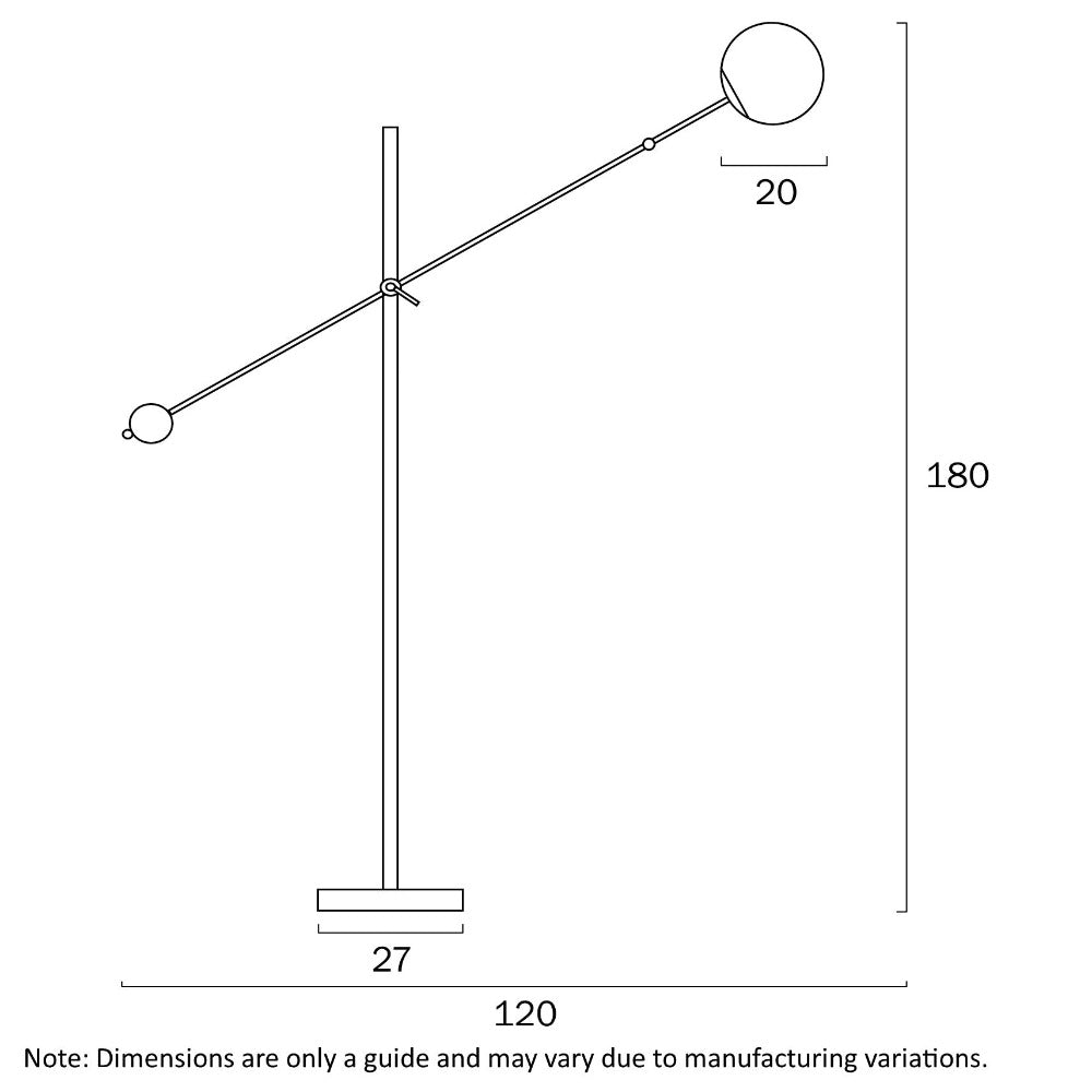 Buy Floor Lamps Australia Kemi Floor Lamp White Marble Gold Iron Opal Matt Glass - KEMI FL-GDOP