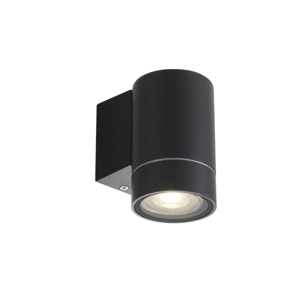 Buy Exterior Wall Lights Australia Kman 1 Light Wall Light 6W IP54 Black - KMAN EX1-BK