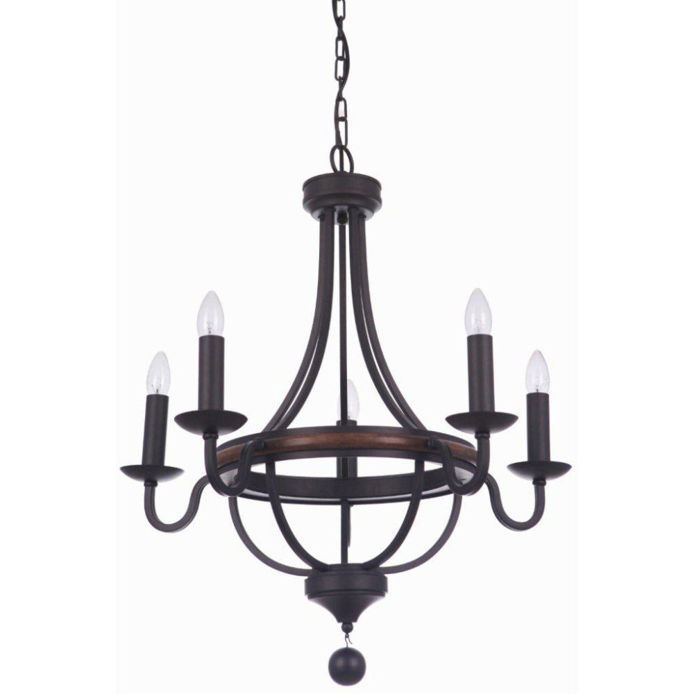 Buy Pendant Lights Australia Lakewood 5 Light Pendant Bronze - 1001294
