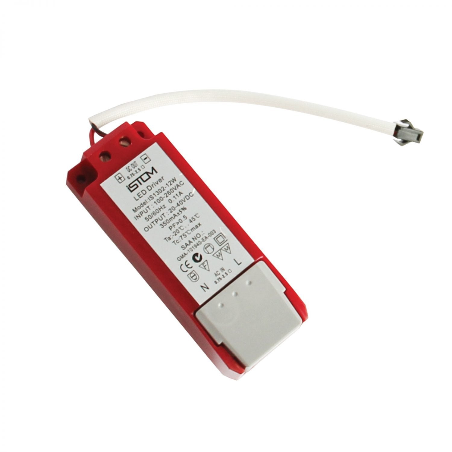 Buy LED Drivers Australia LED Driver 350mA Red - LED-CC350-12
