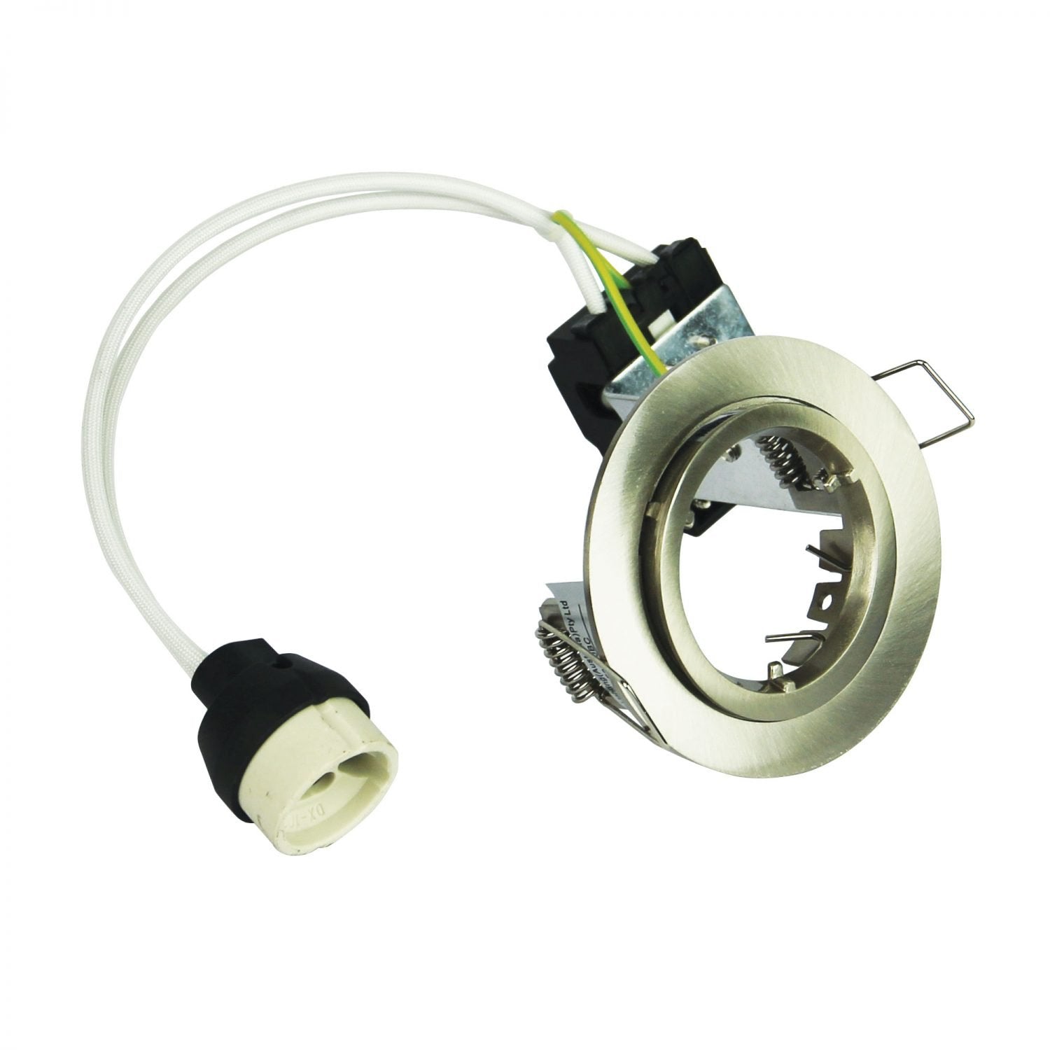 Buy Recessed Downlights Australia Trim Only Chip Fixed Brushed Chrome - LF3800BC