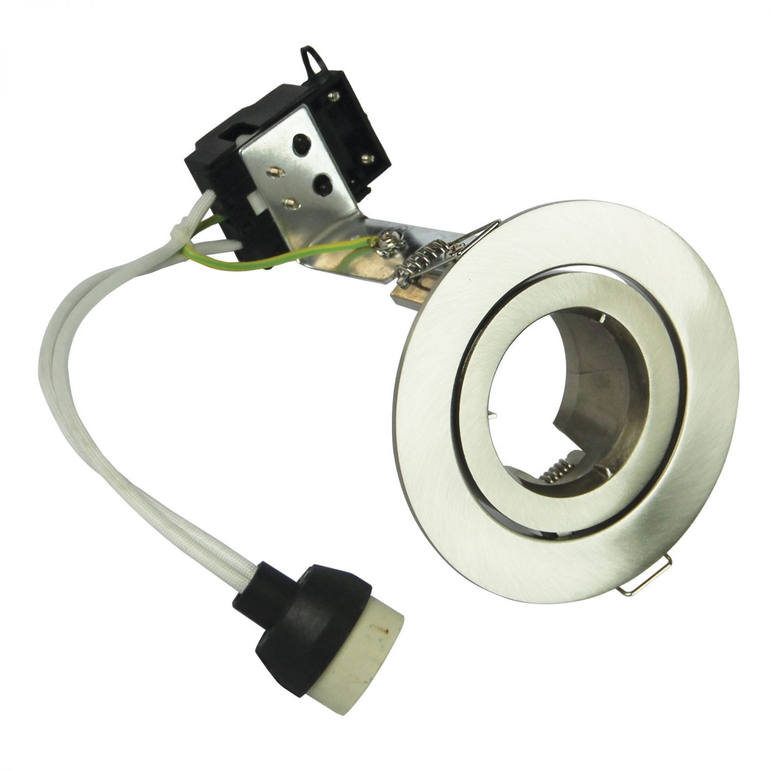 Buy Recessed Downlights Australia Trim Only Chip Adjustable Brushed Chrome - LF3820BC