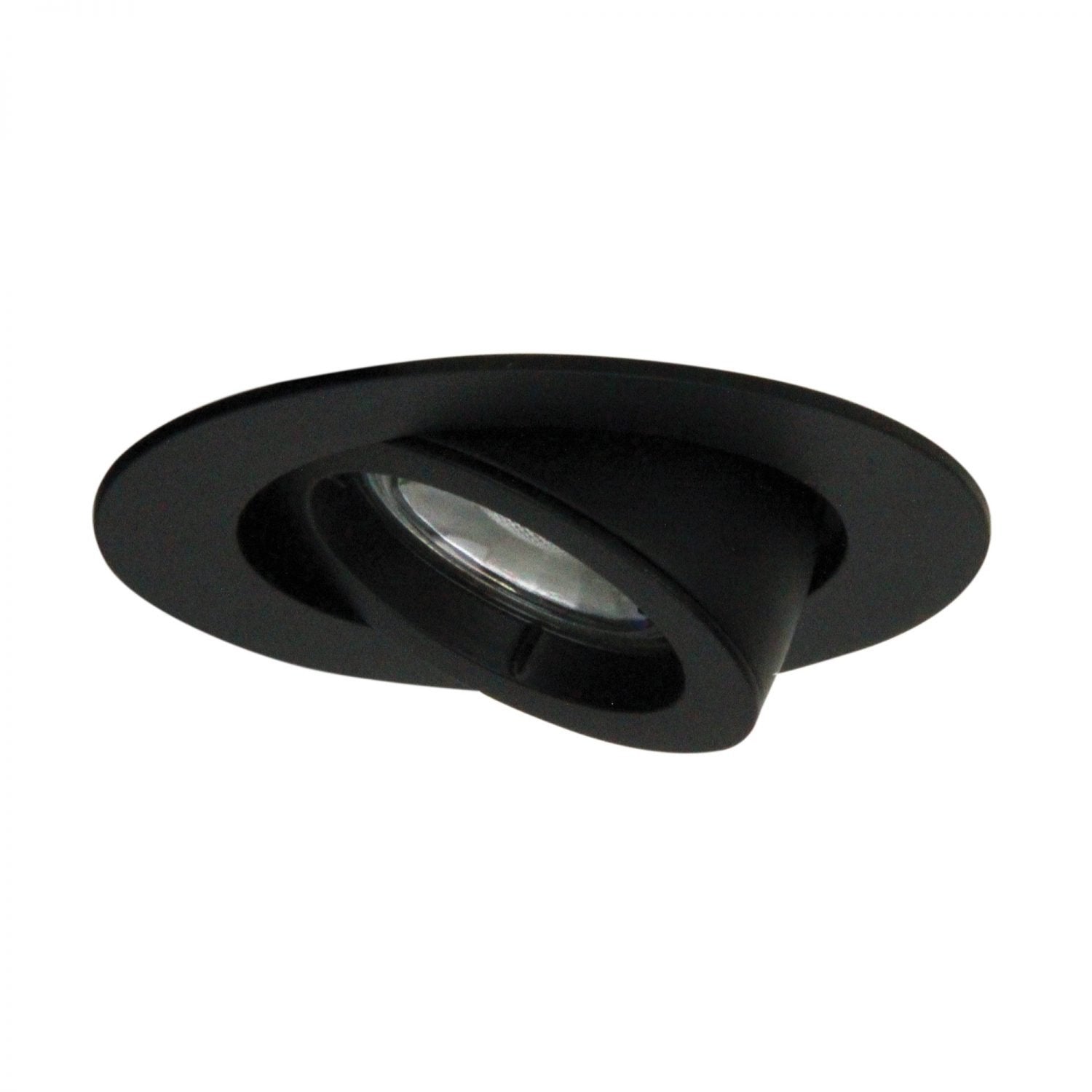 Buy Recessed Downlights Australia Trim Only Chip Adjustable Satin Black - LF3820BK