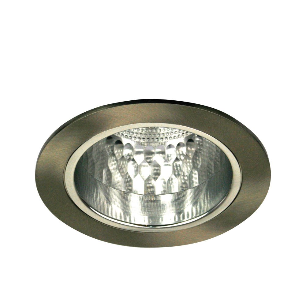 Buy Recessed Downlights Australia Vida Round Brushed Chrome E27 Open Face Downlight - LF4591BCH