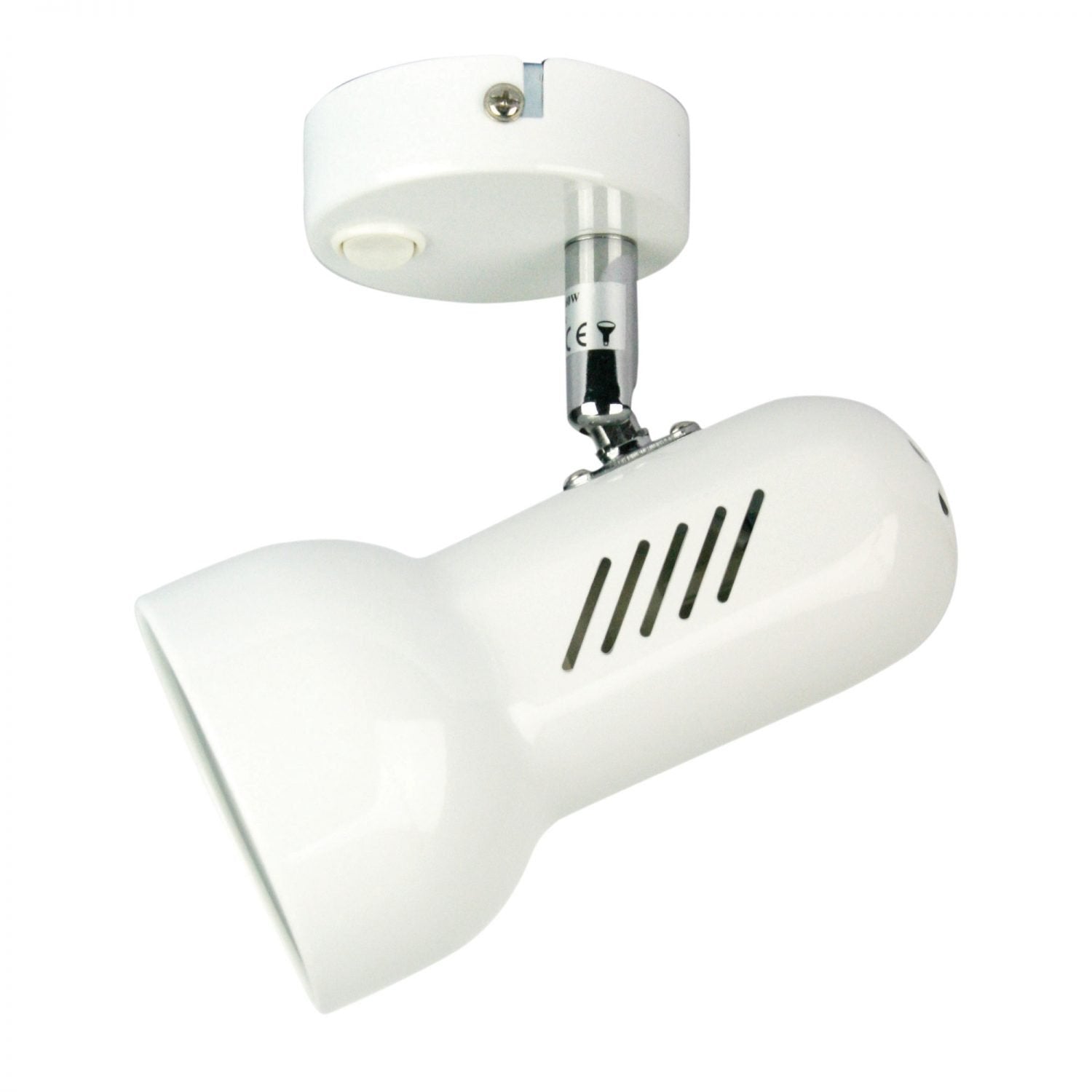 Buy Spotlights Australia Profile 1 Light Spotlight Switched White - LF500/1S WH