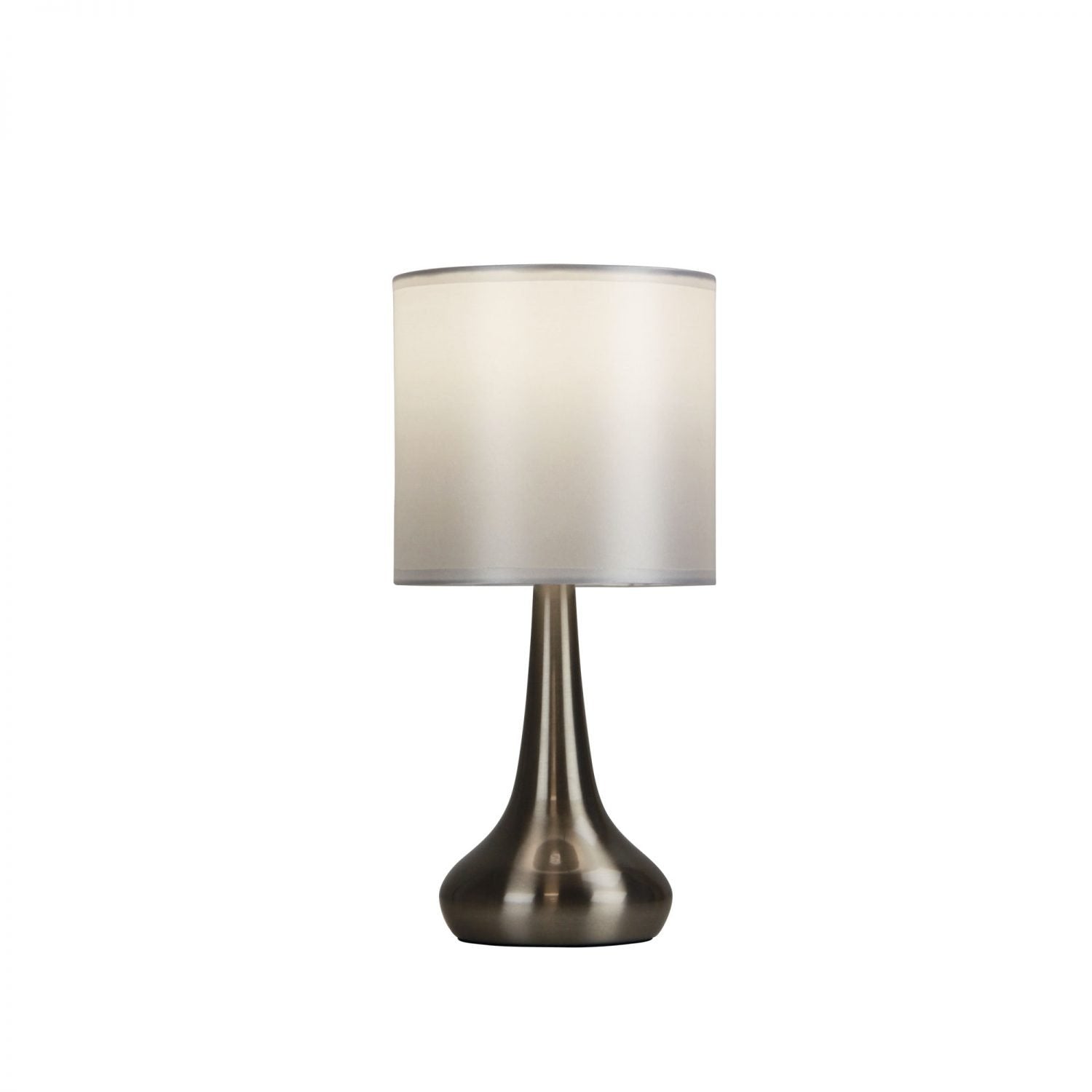 Buy Table Lamps Australia Lola 1 Light Touch Table Lamp Brushed Chrome - LF9205BCH
