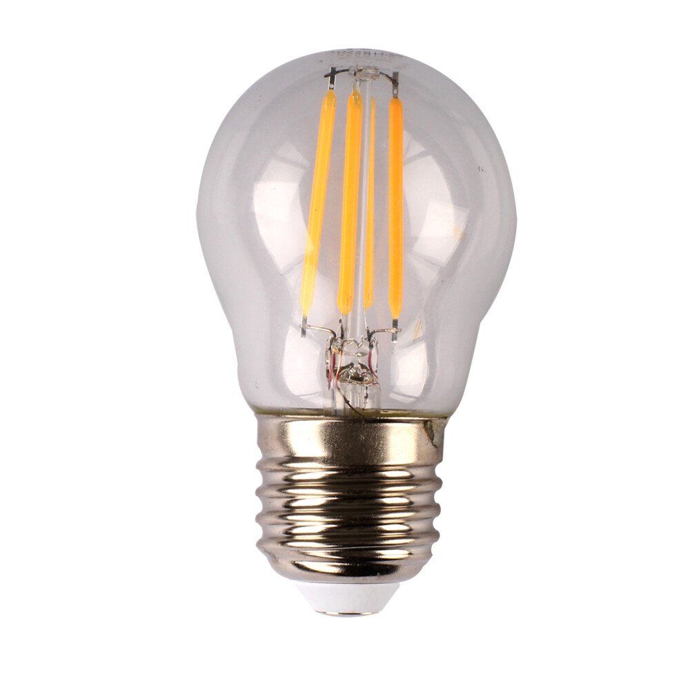 Buy LED Filament Globes Australia Fancy LED Filament Globe 240V 4W ES Clear Glass 5000K - LFR50E27D/C