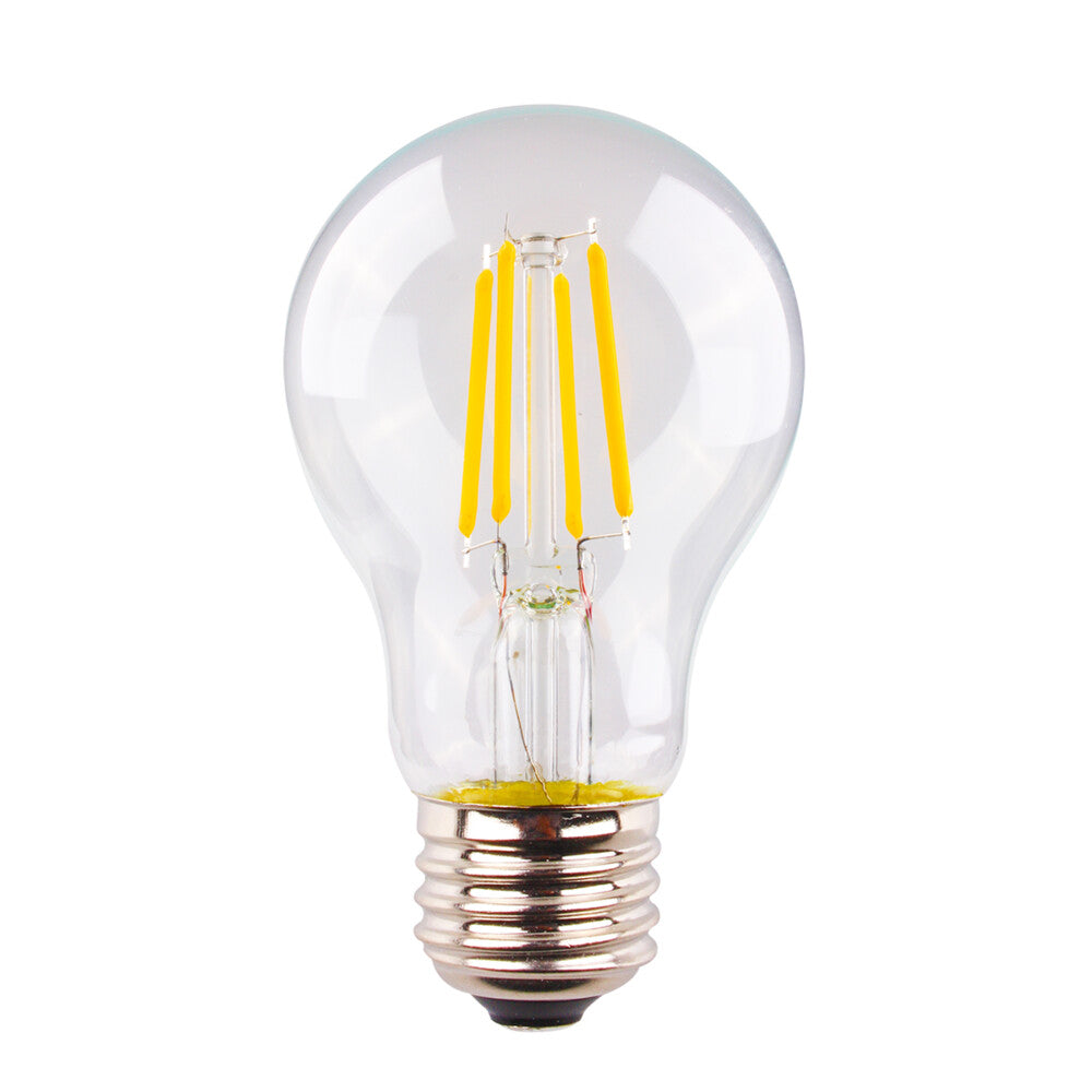 LG9 LED Filament Globe 240V 8W ES Clear Glass 2700K - LG9/27E27D/C